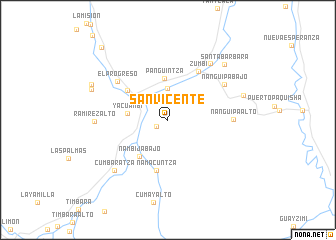 map of San Vicente