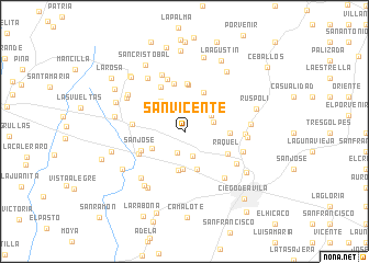 map of San Vicente