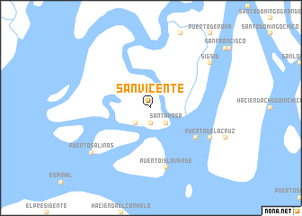 map of San Vicente