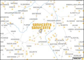 map of San Vicente