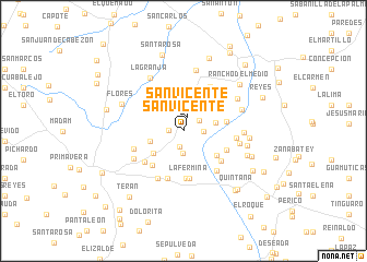 map of San Vicente