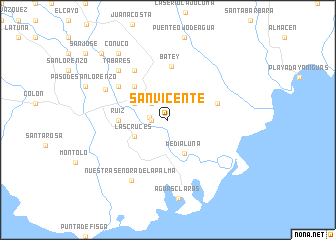 map of San Vicente