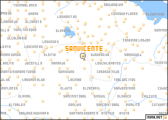 map of San Vicente