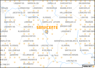 map of San Vicente