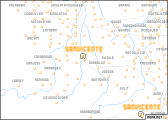 map of San Vicente