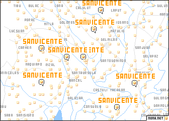 map of San Vicente