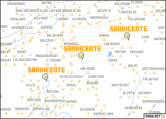 map of San Vicente