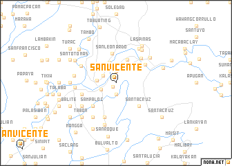 map of San Vicente