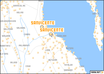 map of San Vicente