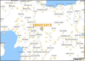 map of San Vicente