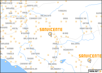 map of San Vicente