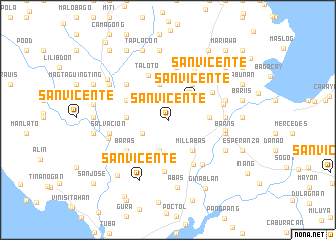 map of San Vicente