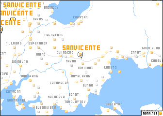 map of San Vicente