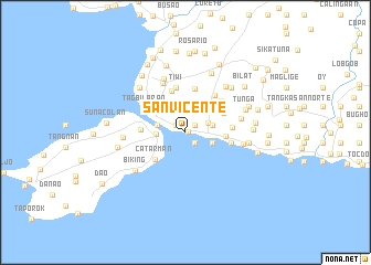 map of San Vicente