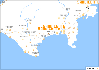 map of San Vicente