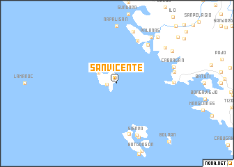 map of San Vicente