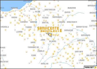 map of San Vicente