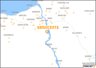 map of San Vicente