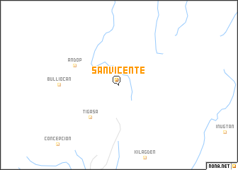 map of San Vicente