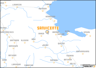 map of San Vicente