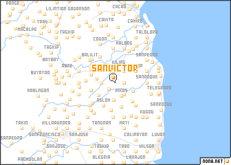 map of San Victor