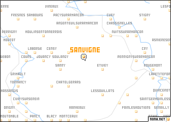 map of Sanvigné