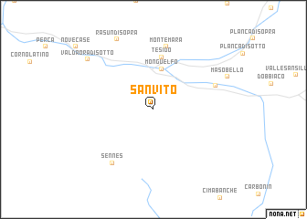 map of San Vito