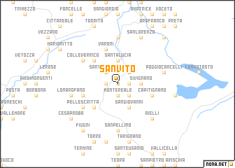 map of San Vito