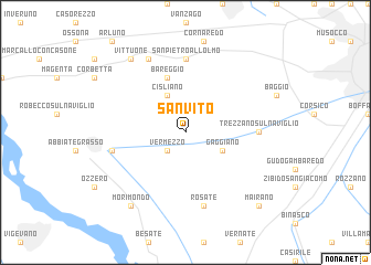 map of San Vito