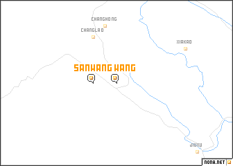 map of Sanwang