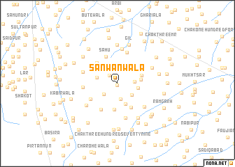 map of Sānwanwāla