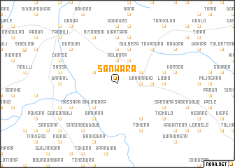 map of Sanwara