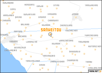 map of Sanweitou