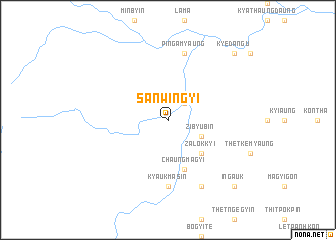 map of Sanwingyi