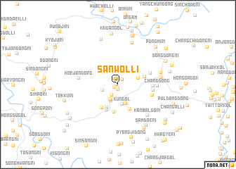 map of Sanwŏl-li