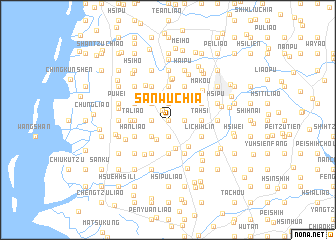 map of San-wu-chia