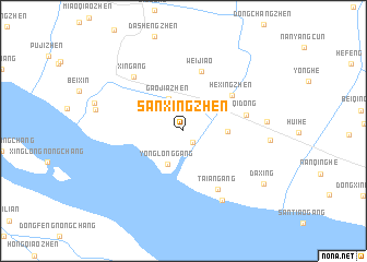 map of Sanxingzhen