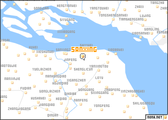 map of Sanxing