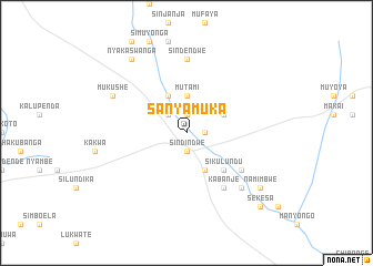 map of Sanyamuka