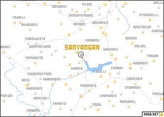 map of Sanyangam