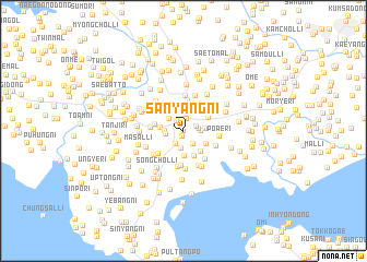 map of Sanyang-ni