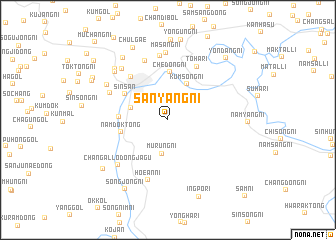 map of Sanyang-ni