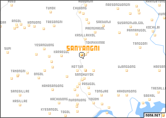 map of Sanyang-ni