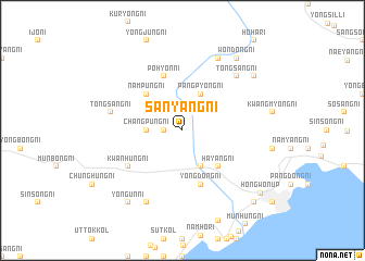 map of Sanyang-ni