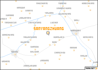 map of Sanyangzhuang