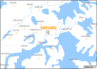 map of Sanyang