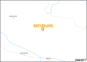 map of Sanyanjing