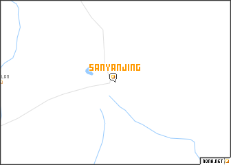 map of Sanyanjing