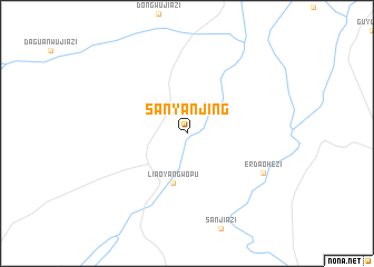 map of Sanyanjing