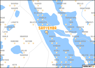 map of Sanyemba